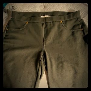 Jean Leggings. Dark Green